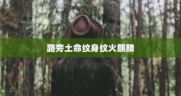 路旁土命纹身纹火麒麟