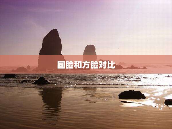 圆脸和方脸对比