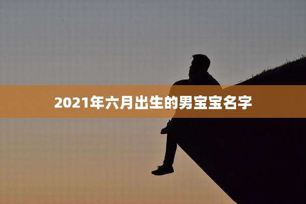 2021年六月出生的男宝宝名字