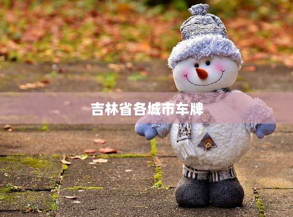 吉林省各城市车牌