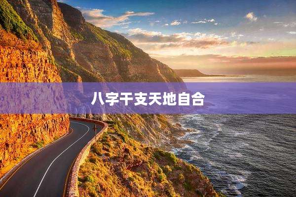 八字干支天地自合