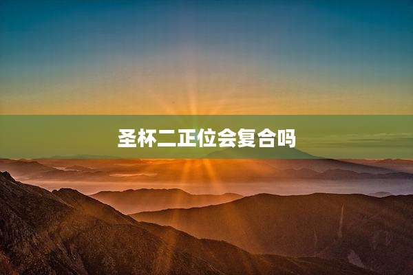 圣杯二正位会复合吗