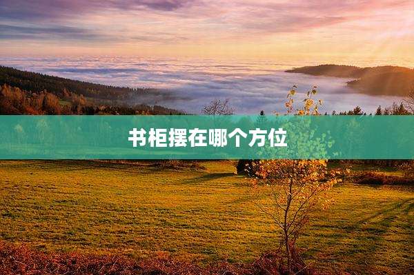 书柜摆在哪个方位