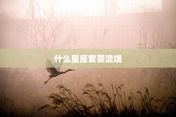 什么星座爱耍流氓