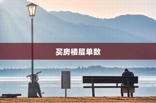 买房楼层单数