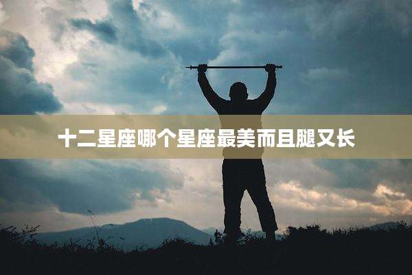 十二星座哪个星座最美而且腿又长