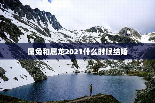 属兔和属龙2021什么时候结婚
