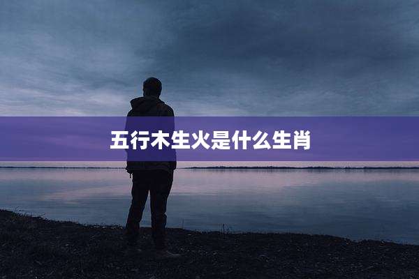 五行木生火是什么生肖