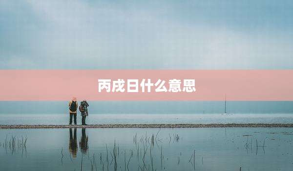 丙戌日什么意思