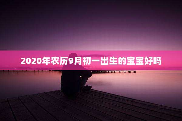 2020年农历9月初一出生的宝宝好吗