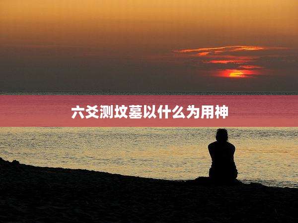 六爻测坟墓以什么为用神
