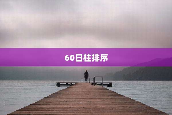 60日柱排序