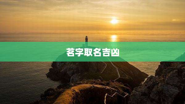 茗字取名吉凶