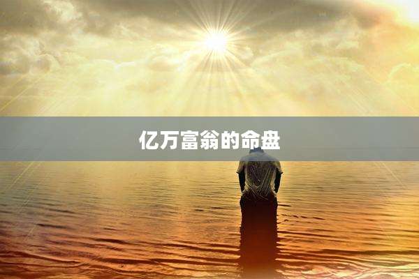 亿万富翁的命盘