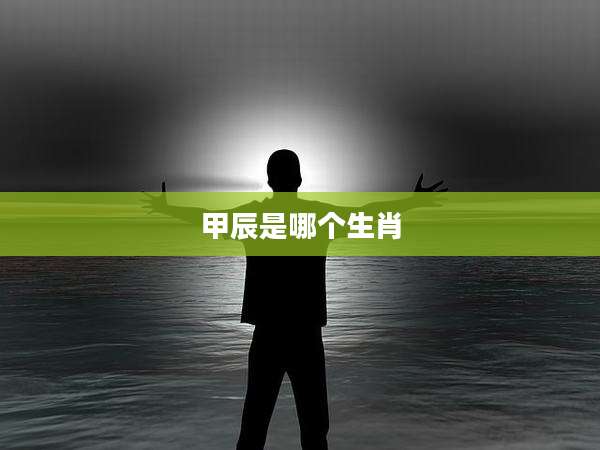 甲辰是哪个生肖