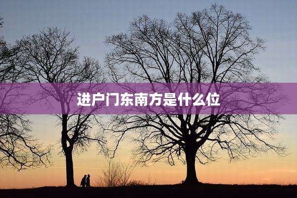 进户门东南方是什么位