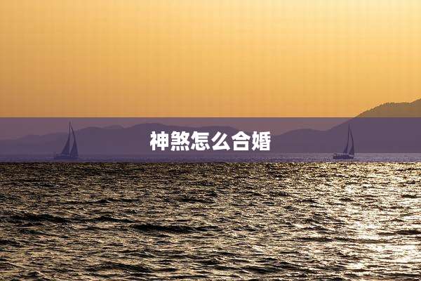 神煞怎么合婚