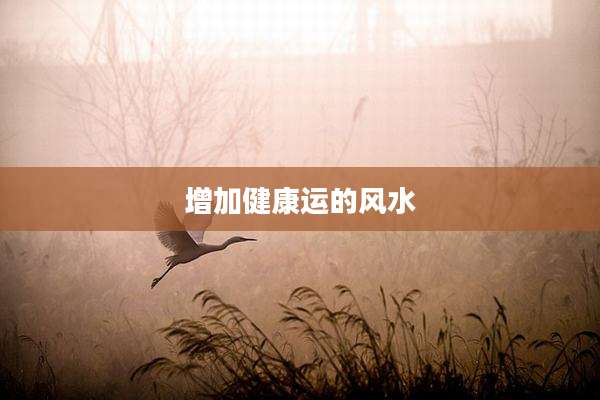 增加健康运的风水