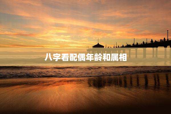 八字看配偶年龄和属相