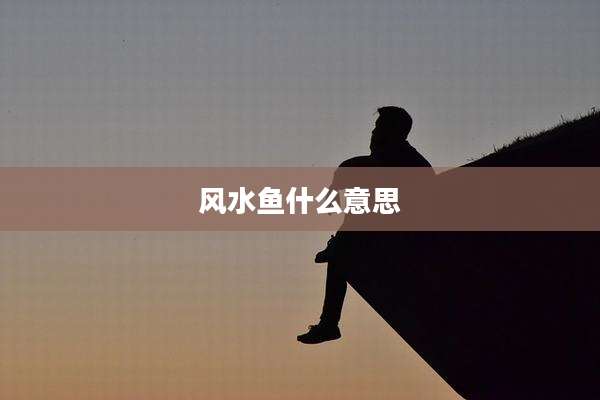 风水鱼什么意思