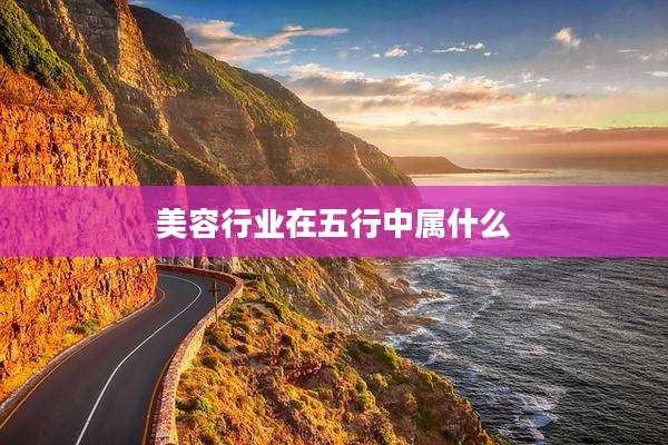 美容行业在五行中属什么