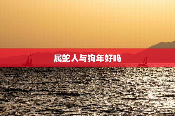 属蛇人与狗年好吗