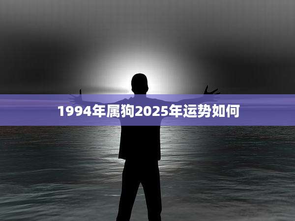 1994年属狗2025年运势如何