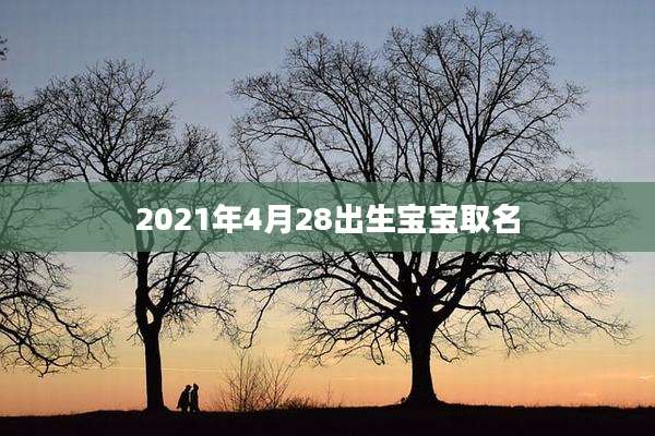 2021年4月28出生宝宝取名