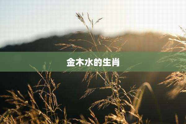 金木水的生肖