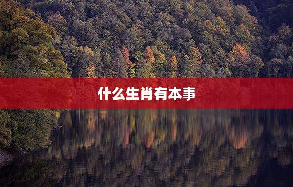 什么生肖有本事