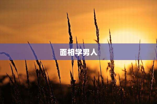 面相学男人