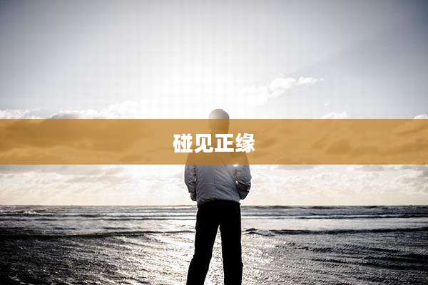 碰见正缘