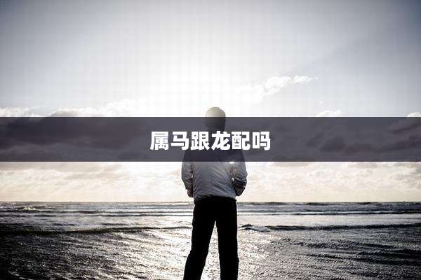 属马跟龙配吗