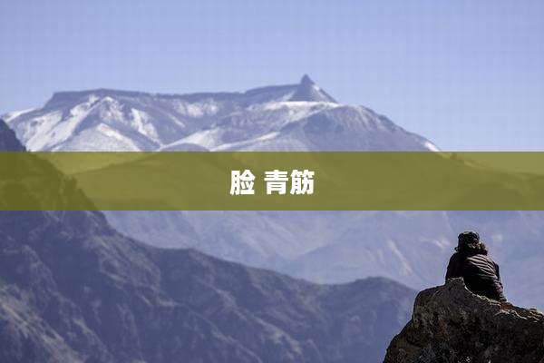 脸 青筋