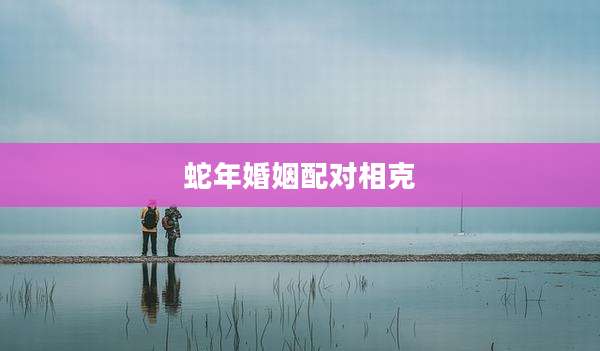 蛇年婚姻配对相克