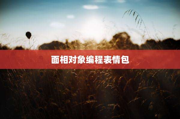 面相对象编程表情包