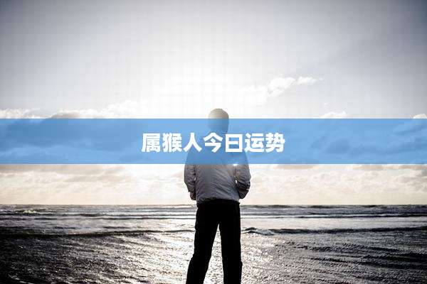 属猴人今曰运势