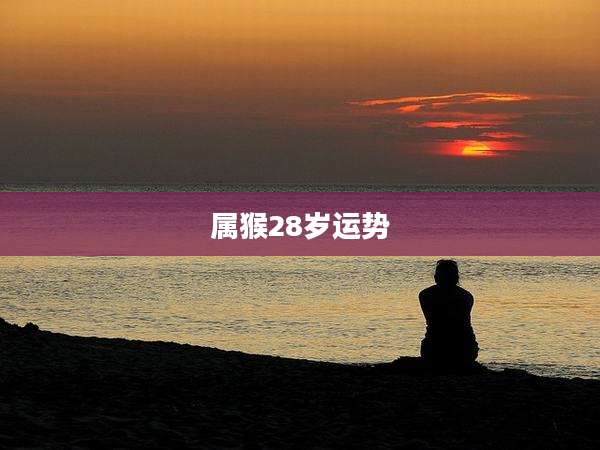 属猴28岁运势