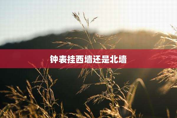钟表挂西墙还是北墙