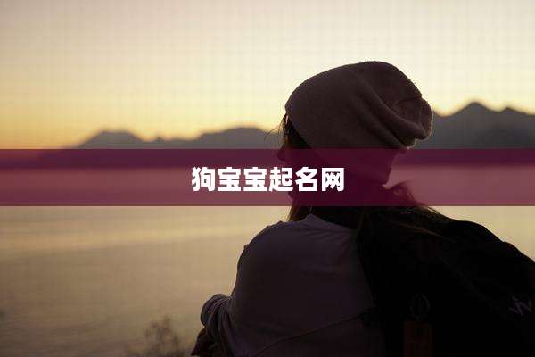 狗宝宝起名网