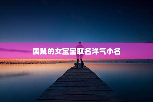 属鼠的女宝宝取名洋气小名