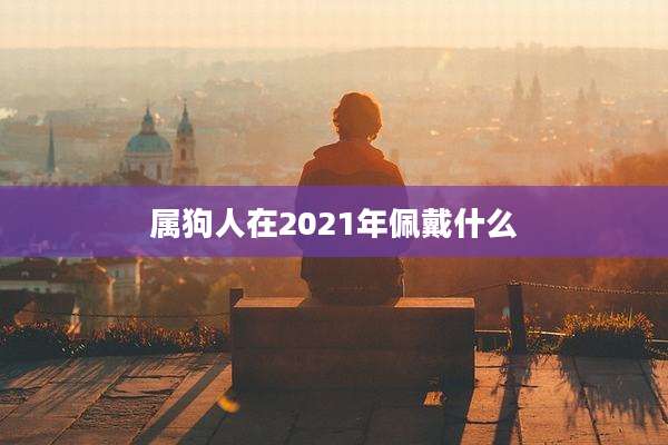 属狗人在2021年佩戴什么