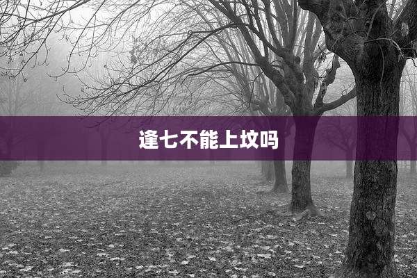 逢七不能上坟吗