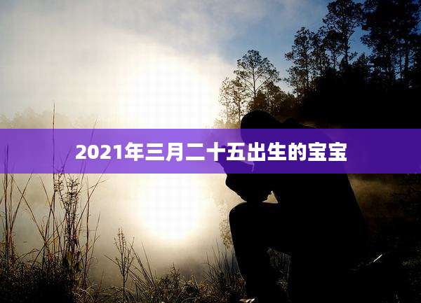 2021年三月二十五出生的宝宝