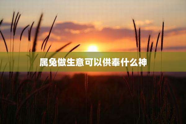 属兔做生意可以供奉什么神
