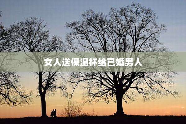女人送保温杯给已婚男人