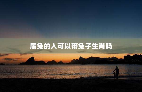 属兔的人可以带兔子生肖吗