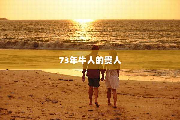 73年牛人的贵人