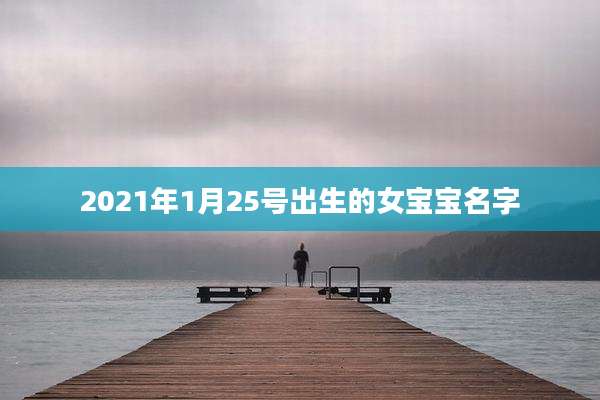 2021年1月25号出生的女宝宝名字