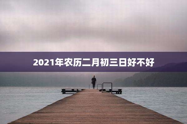 2021年农历二月初三日好不好